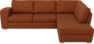 Friday - 2,5-sits soffa med divan höger - Orange