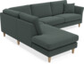 Eden - 2,5-sits soffa med divan - Grå