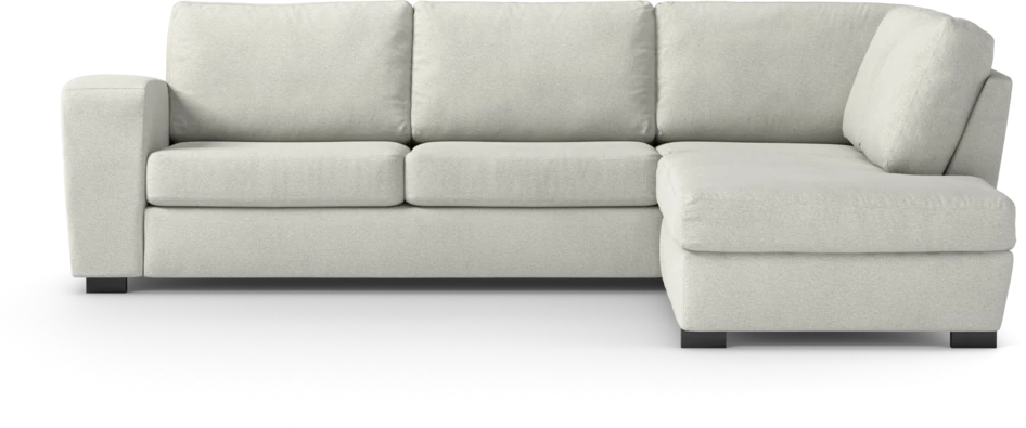 Friday - 2,5-sits soffa med divan höger - Vit