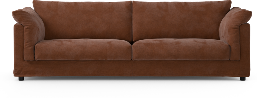 Cherrie - 4-sits soffa med kappa - Orange