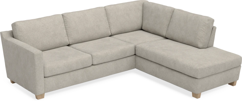 Friday - 2,5-sits soffa med divan höger - Beige