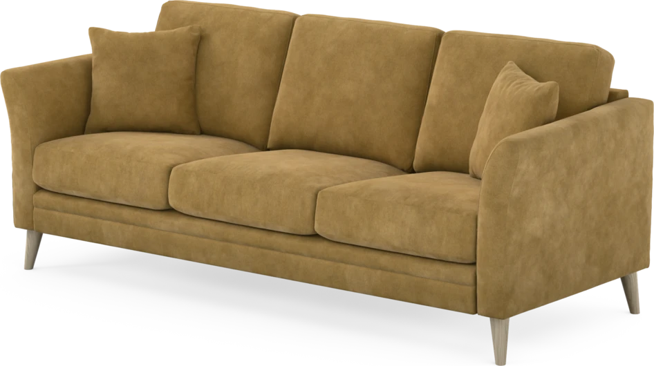 Eden - 3-sits soffa - Gul