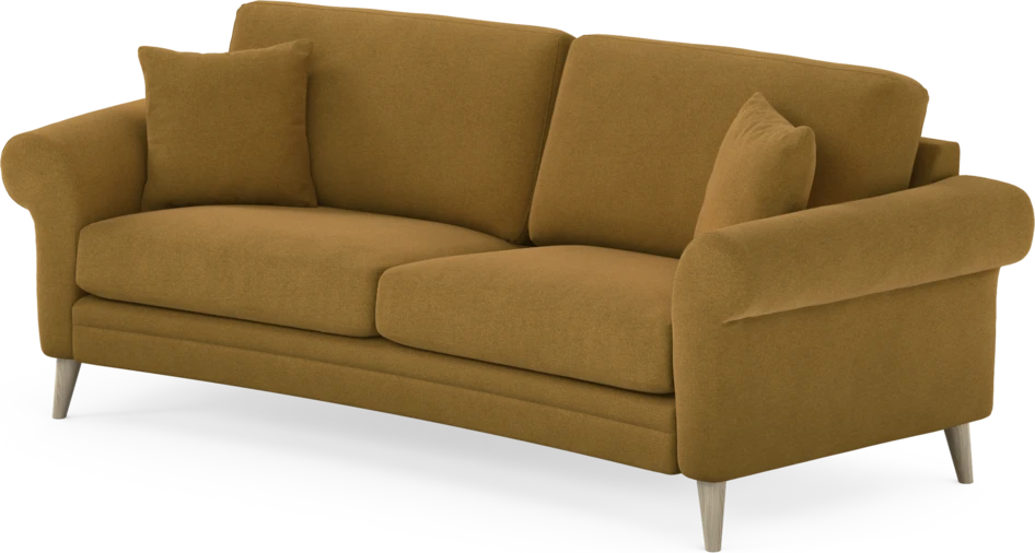 Eden - 2,5-sits soffa svängd - Gul
