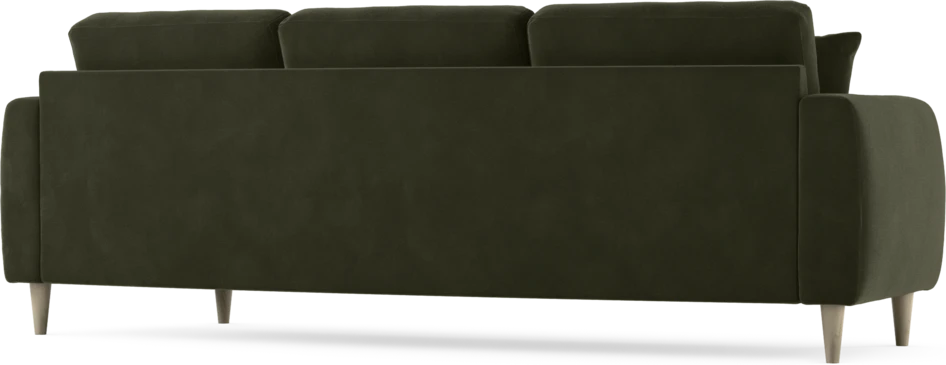 Eden - 3-sits soffa svängd - Grön