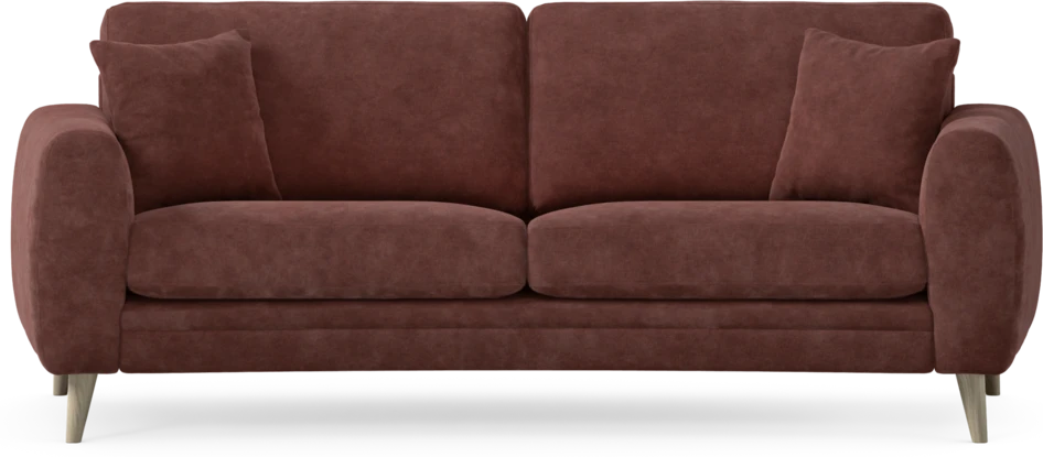 Eden - 2,5-sits soffa svängd - Röd