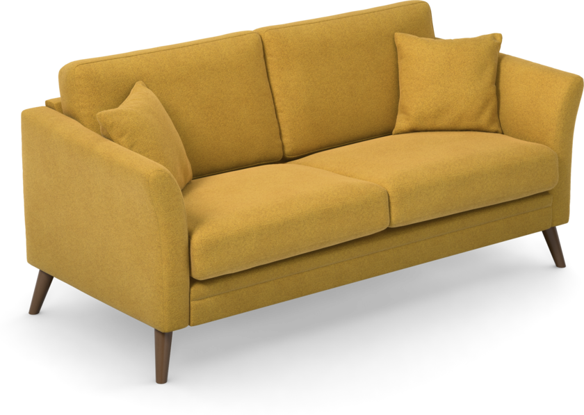 Eden - 2,5-sits soffa - Gul
