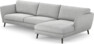 Madison Lux - 3-sits soffa med schäslong höger - Grå