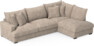 Mila - 3-sits soffa med divan höger - Beige
