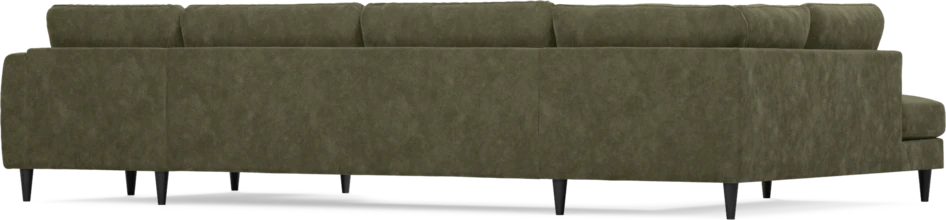 Bridge - 3-sits soffa med divan vänster och schäslong höger - Grön