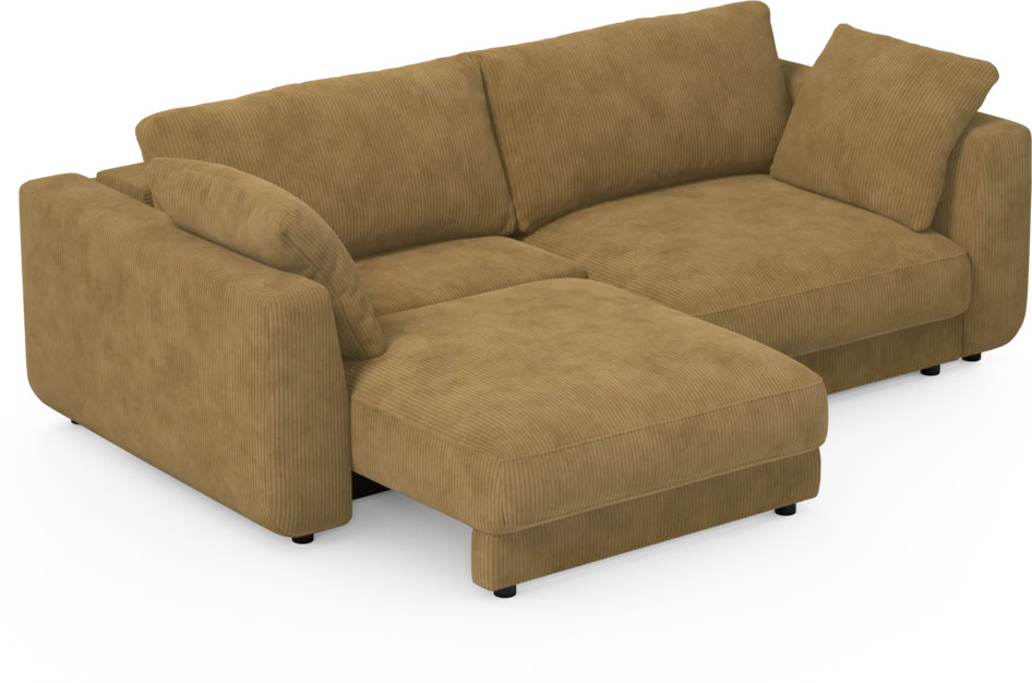 Amie - Bäddsoffa 3-sits - Gul