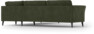 Bridge - Hörnsoffa, 3+3-sits - Grön