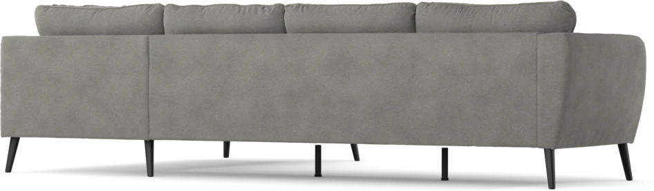 County - 3-sits soffa med divan höger - Grå