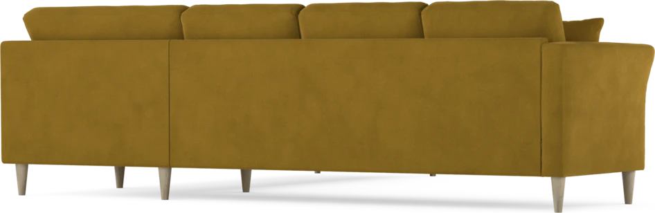 Eden - Hörnsoffa, 3+3-sits - Gul