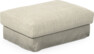 Cherrie - Fotpall med kappa - Beige