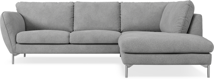 Madison - 2-sits soffa med divan höger - Vit