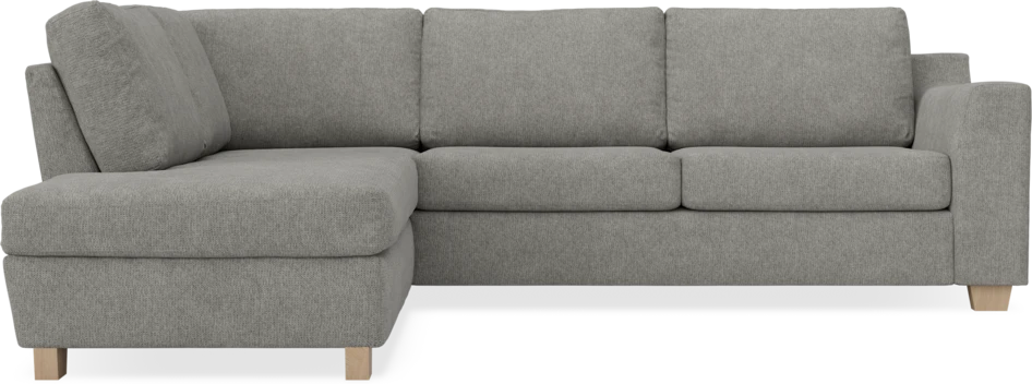 Friday - 2,5-sits soffa med divan vänster - Grå