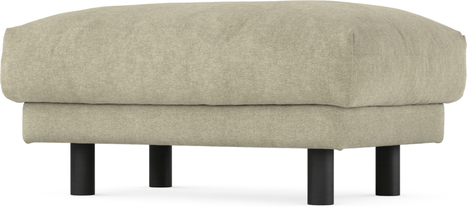 Cherrie - Fotpall 110, fast klädsel - Beige