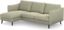 Madison Lux - 2-sits soffa med schäslong vänster - Grön