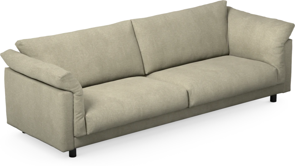 Cherrie - 4-sits soffa, fast klädsel - Beige