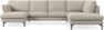 Madison Lux - 2-sits soffa med schäslong vänster och divan höger - Beige