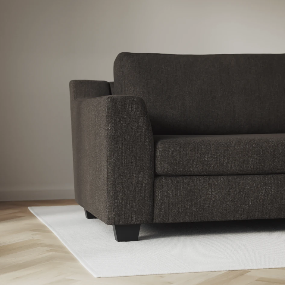 Friday - Hörnsoffa, 2+3-sits - Brun