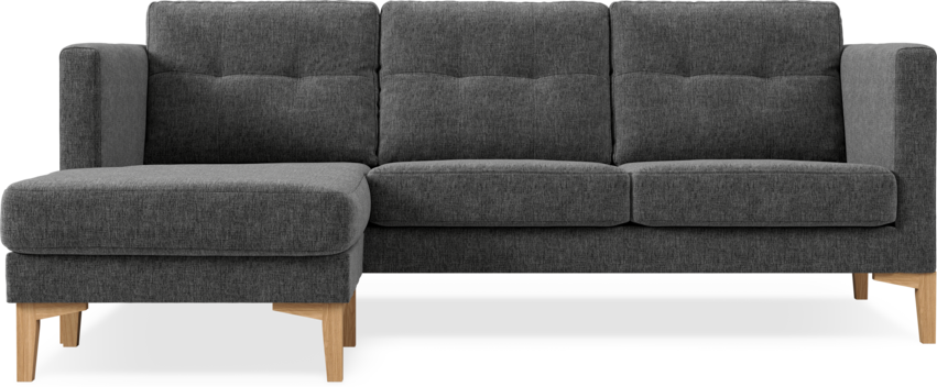 Rio - 3-sits soffa med schäslong vänster - Grå