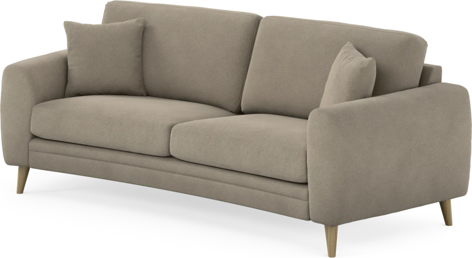 Eden - 2,5-sits soffa svängd - Beige