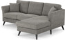 Eden - 2-sits soffa med schäslong - Grå