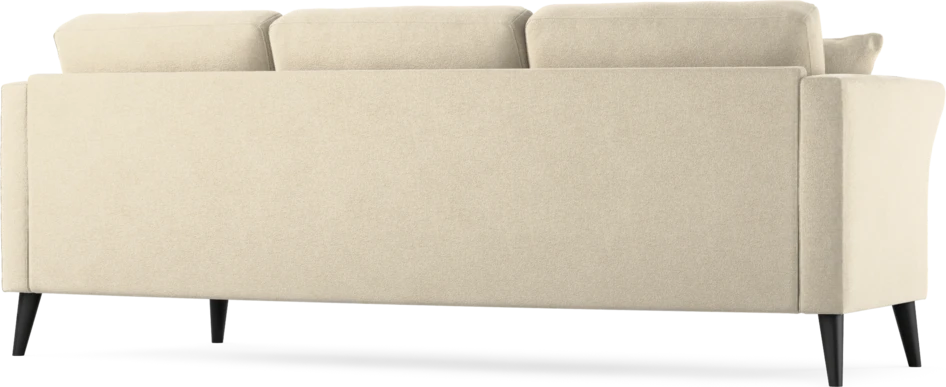Eden - 3-sits soffa svängd - Beige