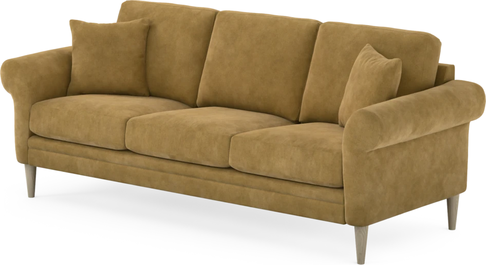 Eden - 3-sits soffa - Gul