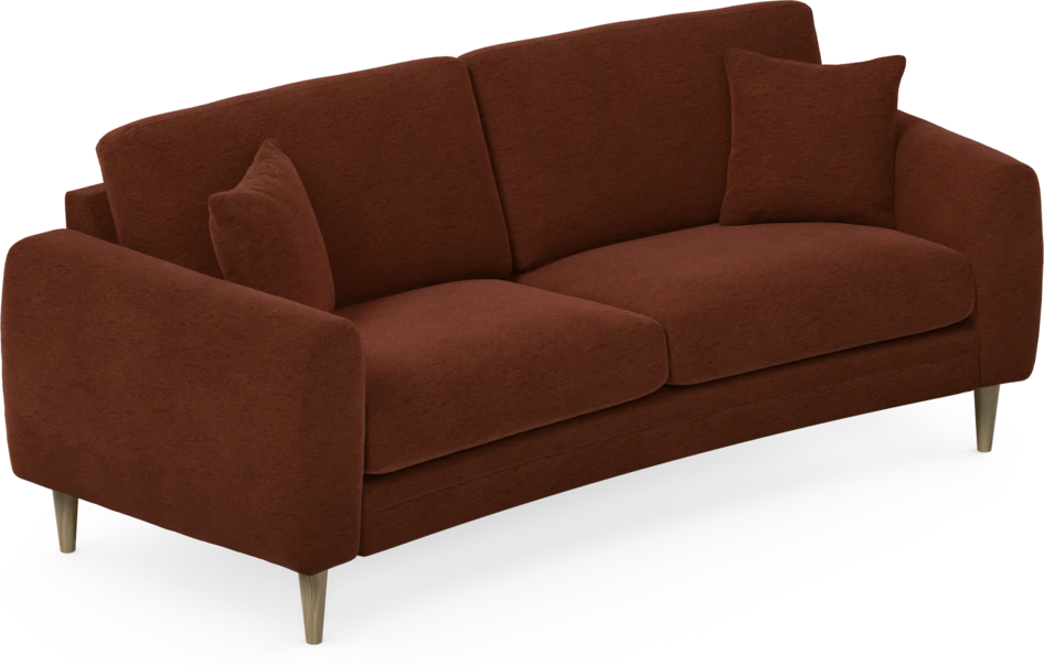 Eden - 2,5-sits soffa svängd - Orange