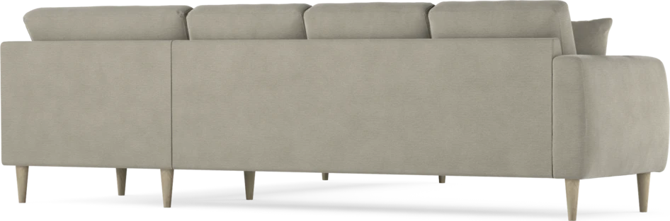 Eden - Hörnsoffa, 3+3-sits - Brun