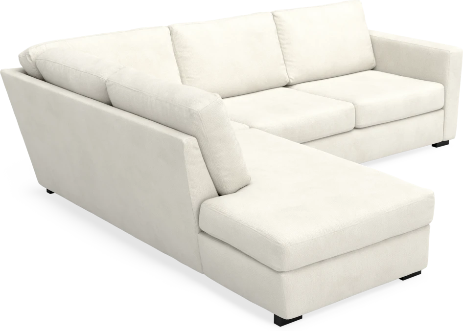 Friday - 2,5-sits soffa med divan vänster - Vit