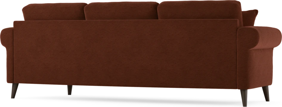 Eden - 3-sits soffa svängd - Orange