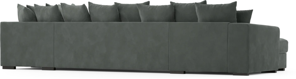 Town - 3-sits soffa med divan höger och schäslong vänster - Grå
