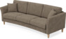 Eden - 3-sits soffa svängd - Gul