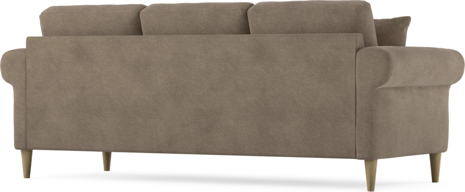 Eden - 3-sits soffa - Brun