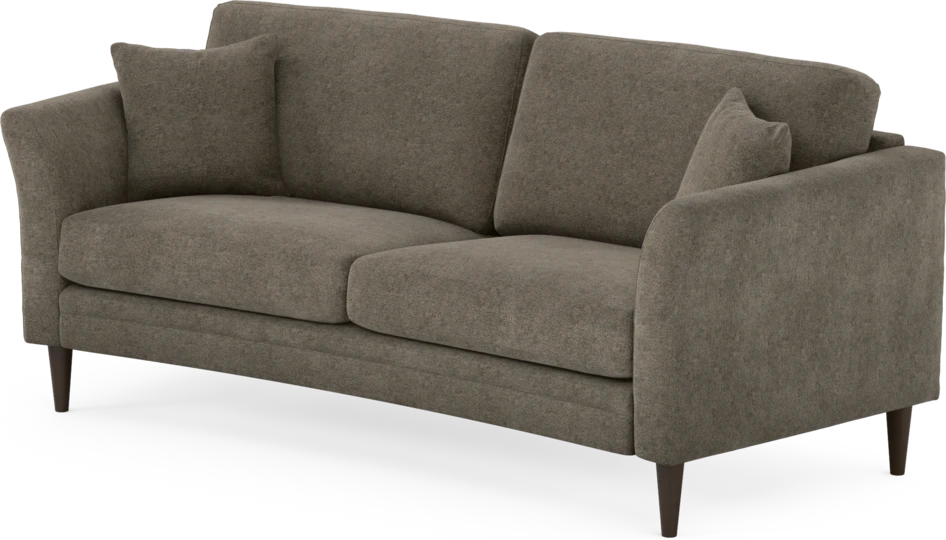 Eden - 2,5-sits soffa svängd - Brun