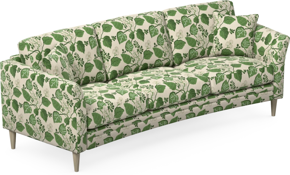 Eden - 3-sits soffa svängd - Flerfärgad