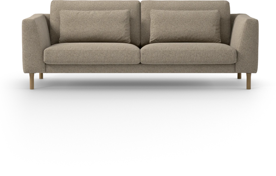 Willow - 3-sits soffa, fast klädsel - Beige