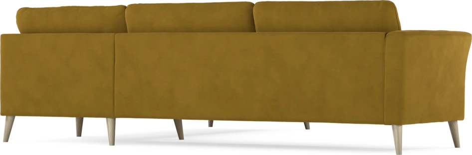 Bridge - Hörnsoffa, 3+2-sits - Gul