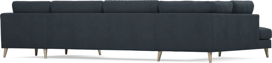 Bridge - 3-sits soffa med divan vänster och schäslong höger - Blå