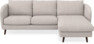 Madison Lux - 2-sits soffa med schäslong höger - Grå