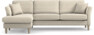 Eden - 2,5-sits soffa med schäslong - Beige