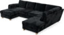 Friday - 3-sits soffa med schäslong vänster och divan höger - Blå