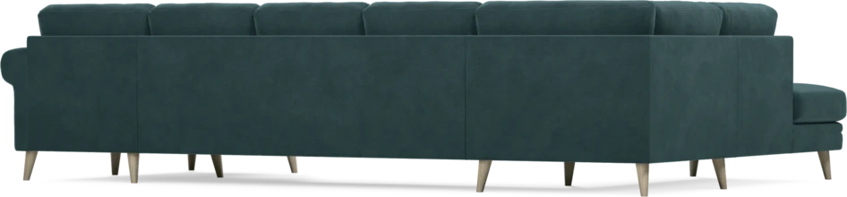 Eden - 3-sits soffa med divan vänster och schäslong höger - Blå