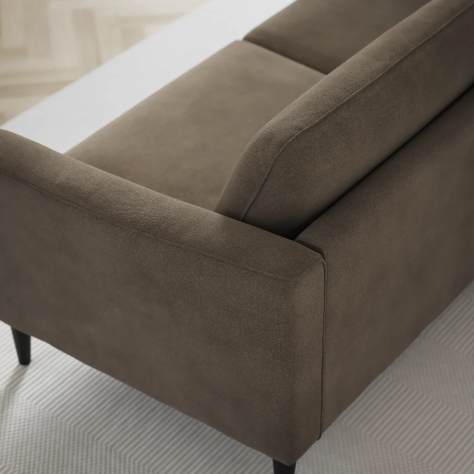 Bridge - 3-sits soffa svängd - Beige