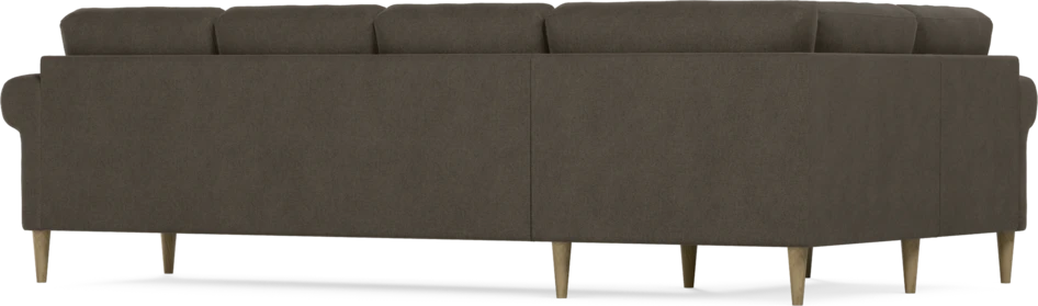 Eden - Hörnsoffa, 1+3-sits - Brun