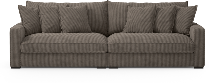 Rossi - 4-sits soffa - Brun