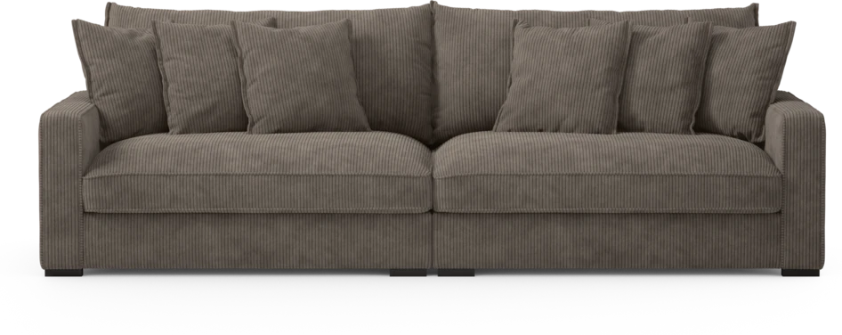 Rossi - 4-sits soffa - Brun